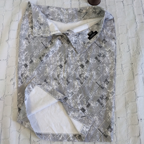 MICHEL STUDIO Geometric Stretch Fitted Skirt - Picture 8 of 10